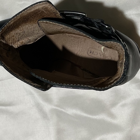 Coach kasandra black heeled boots with silver hardware - Picture 7 of 7